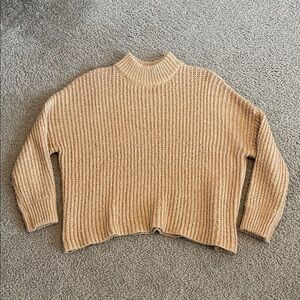 Elodie Orange Cowl Neck Sweater